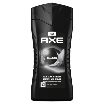 AXE Black 3 in 1 tusfürdő testre, arcra, hajra 250 ml termékhez kapcsolódó kép