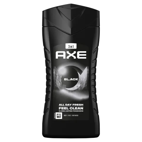 AXE Black 3 in 1 tusfürdő testre, arcra, hajra 250 ml termékhez kapcsolódó kép