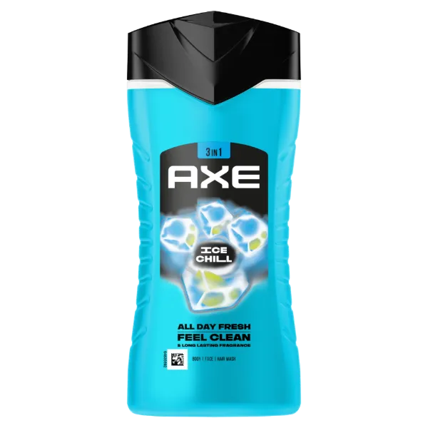 AXE Ice Chill 3 in 1 tusfürdő testre, arcra, hajra 250 ml termékhez kapcsolódó kép