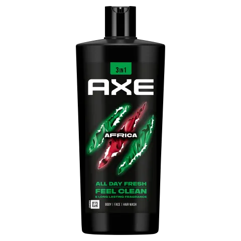 AXE Africa 3 in 1 tusfürdő testre, arcra, hajra 700 ml termékhez kapcsolódó kép