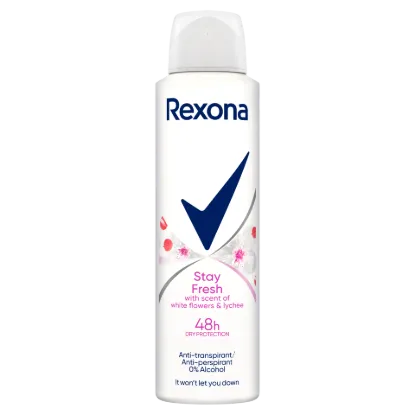 Rexona Stay Fresh White Flowers & Lychee izzadásgátló 150 ml termékhez kapcsolódó kép