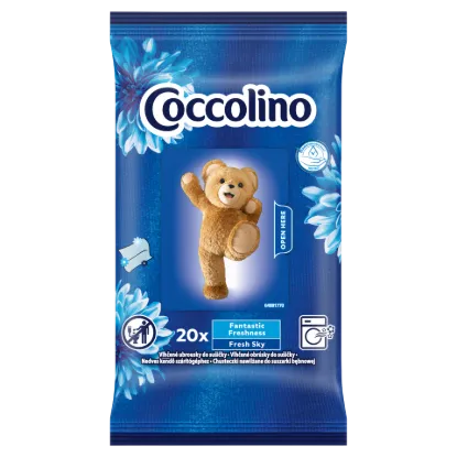 Coccolino Fresh Sky nedves kendő szárítógéphez 20 db termékhez kapcsolódó kép