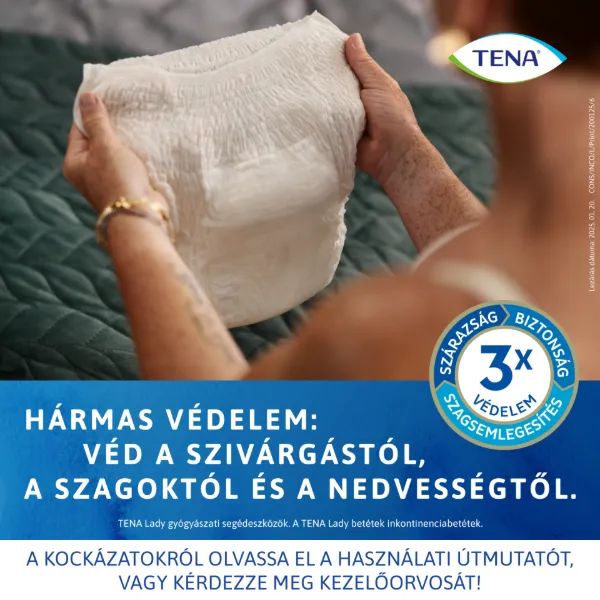 Tena Lady Pants Crème inkontinencia fehérnemű magasított derékrésszel M 9 db termékhez kapcsolódó kép