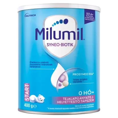 Milumil Syneo-Biotik Start Prosyneo HA tejalapú anyatej-helyettesítő tápszer 0+ 400 g termékhez kapcsolódó kép