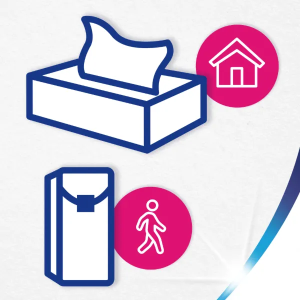 Zewa Softis Soft & Sensitive illatmentes papír zsebkendő 4 rétegű 10 x 9 db termékhez kapcsolódó kép