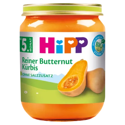 HiPP bio sütőtok főzelék a babának 4 hónapos kortól 125 g  termékhez kapcsolódó kép