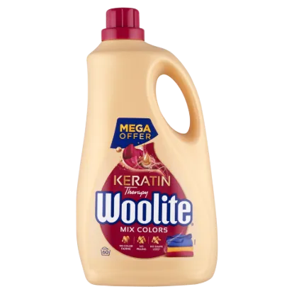 Woolite Keratin Therapy folyékony mosószer keratinnal színes ruhákhoz 60 mosás 3,6 l termékhez kapcsolódó kép