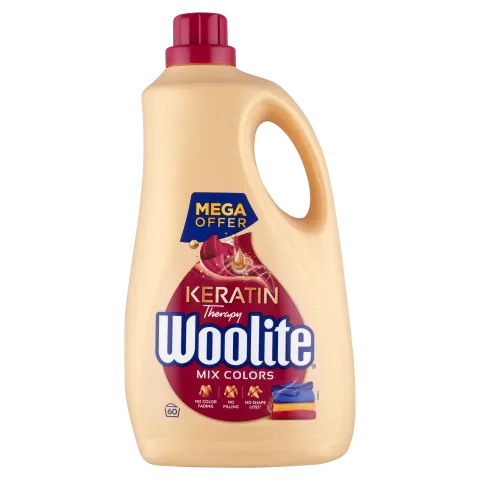 Woolite Keratin Therapy folyékony mosószer keratinnal színes ruhákhoz 60 mosás 3,6 l termékhez kapcsolódó kép