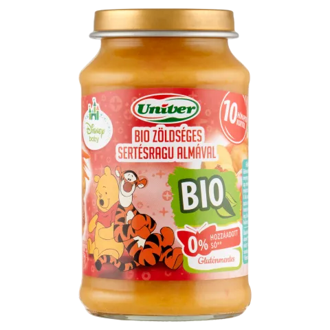 Univer bio zöldséges sertésragu almával bébiétel 10 hónapos kortól 220 g termékhez kapcsolódó kép