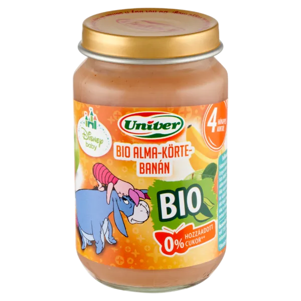 Univer bio alma-körte-banán bébidesszert 4 hónapos kortól 163 g termékhez kapcsolódó kép