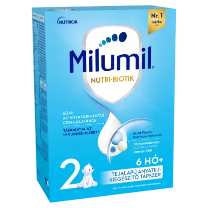 Milumil Nutri-Biotik 2 tejalapú anyatej-kiegészítő tápszer 6 hó+ 500 g termékhez kapcsolódó kép