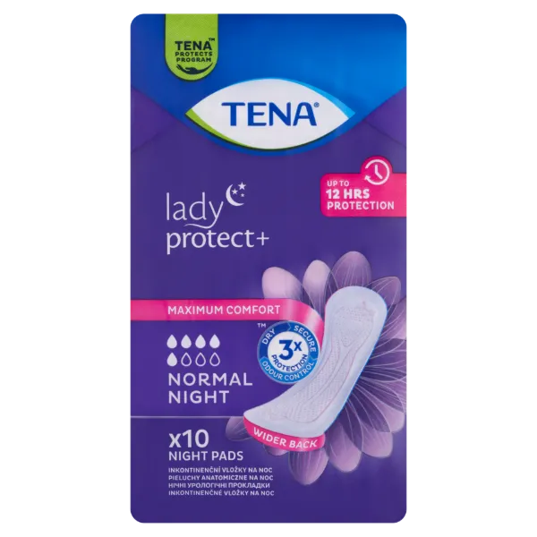 Tena Lady Normal éjszakai inkontinencia betét 10 db termékhez kapcsolódó kép