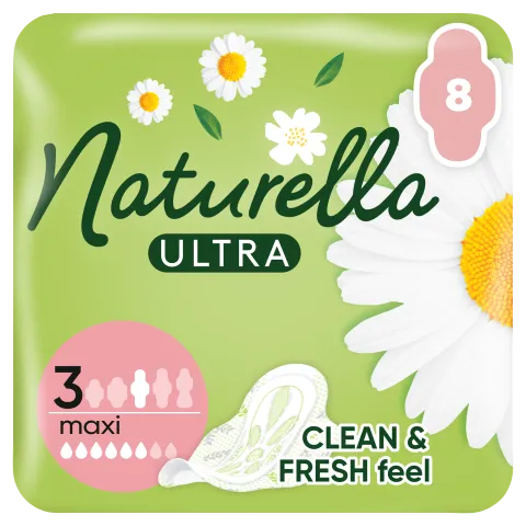Naturella egészségyügyi betét Ultra Maxi 8 termékhez kapcsolódó kép