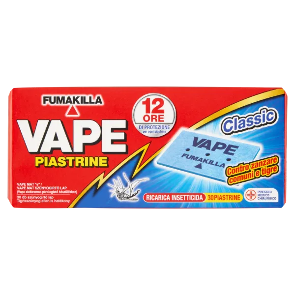 Vape Classic Mat szúnyogirtó lap elektromos párologtató készülékhez 30 db termékhez kapcsolódó kép