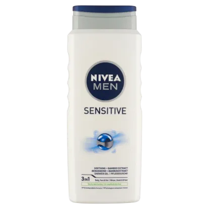 NIVEA MEN Sensitive tusfürdő tusoláshoz, arc- és hajmosáshoz 500 ml termékhez kapcsolódó kép
