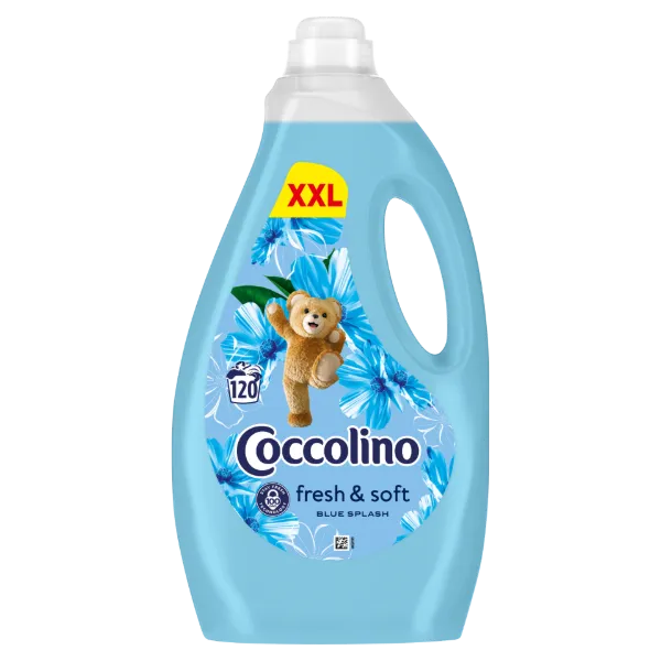 Coccolino Fresh & Soft Blue Splash öblítőkoncentrátum 120 mosás 3000 ml termékhez kapcsolódó kép