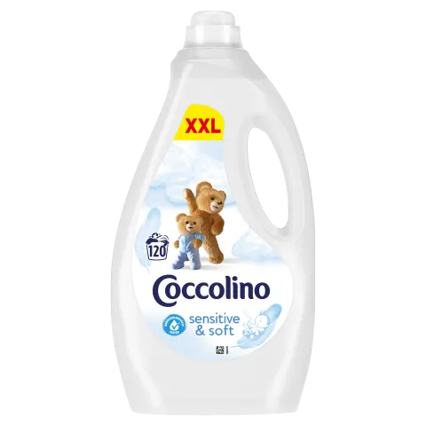 Coccolino Sensitive & Soft öblítőkoncentrátum 120 mosás 3000 ml termékhez kapcsolódó kép