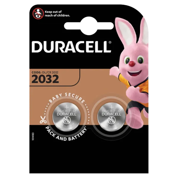 Duracell DL/CR 2032 3 V lítium elem 2 db termékhez kapcsolódó kép