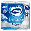 Zewa Deluxe Delicate Care toalettpapír 3 rétegű 4 tekercs termékhez kapcsolódó kép