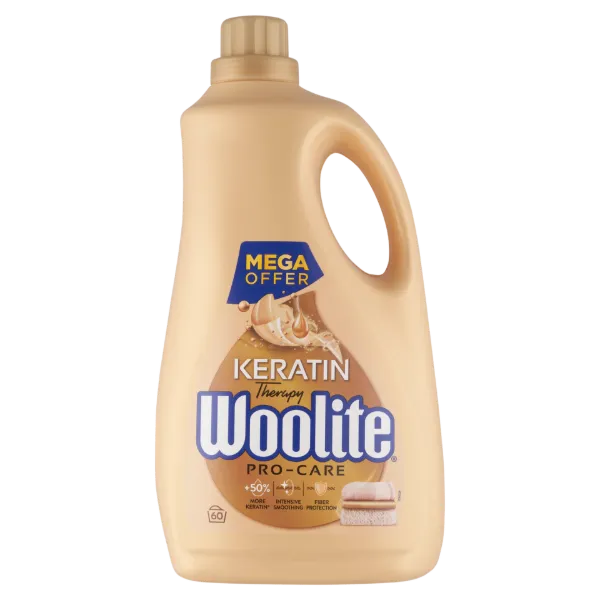 Woolite Keratin Therapy Pro-Care folyékony mosószer keratinnal minden ruhatípushoz  60 mosás 3,6 l  termékhez kapcsolódó kép