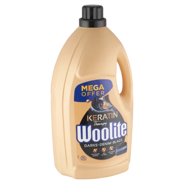 Woolite Keratin Therapy folyékony mosószer keratinnal sötét ruhákhoz 75 mosás 4,5 l termékhez kapcsolódó kép