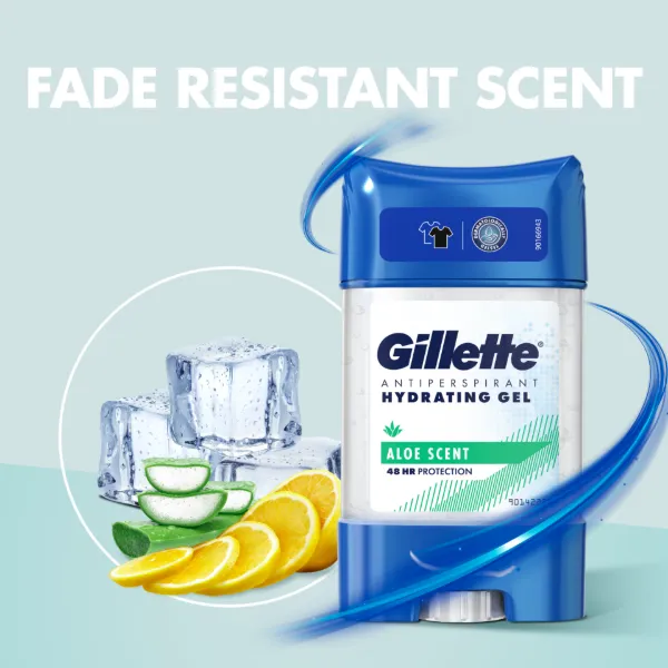 Gillette Aloé Izzadásgátló Dezodor Hidratáló Gél Férfiaknak termékhez kapcsolódó kép