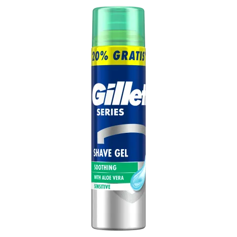 Gillette Series Nyugtató Hatású Borotvazselé Aloe Verával, 240ml termékhez kapcsolódó kép