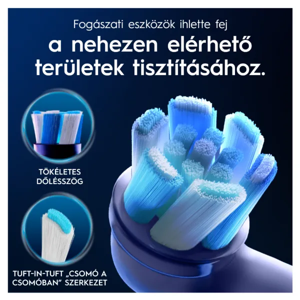 Oral-B iO Series Ultimate Clean, Eredeti Fogkefefej, CrissCross Sörték, 4 termékhez kapcsolódó kép