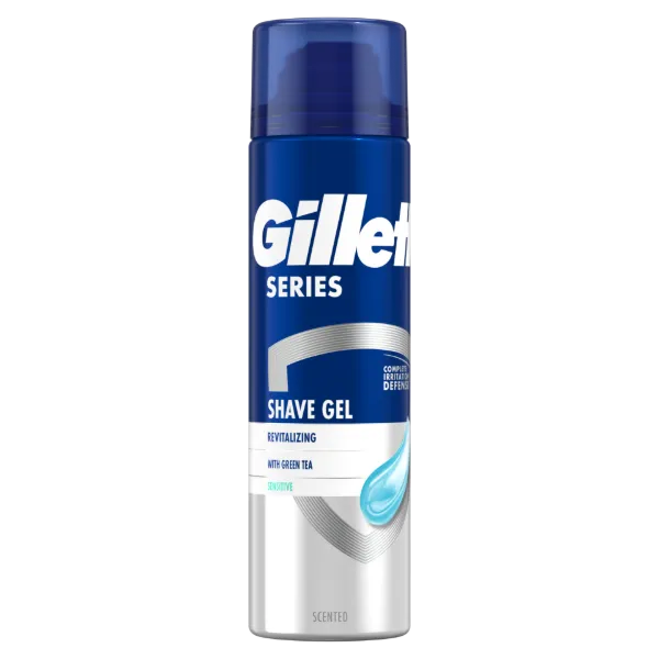 Gillette Series Revitalizáló Borotvazselé Zöld Teával, Férfiaknak, 200ml termékhez kapcsolódó kép