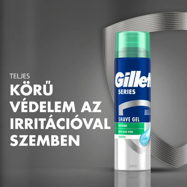 Gillette Series Nyugtató Hatású Borotvazselé Aloe Verával, 200ml termékhez kapcsolódó kép