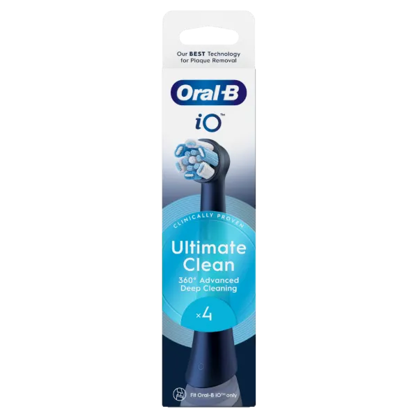 Oral-B iO Series Ultimate Clean, Fekete, Eredeti Fogkefefej, CrissCross Sörték, 4 termékhez kapcsolódó kép