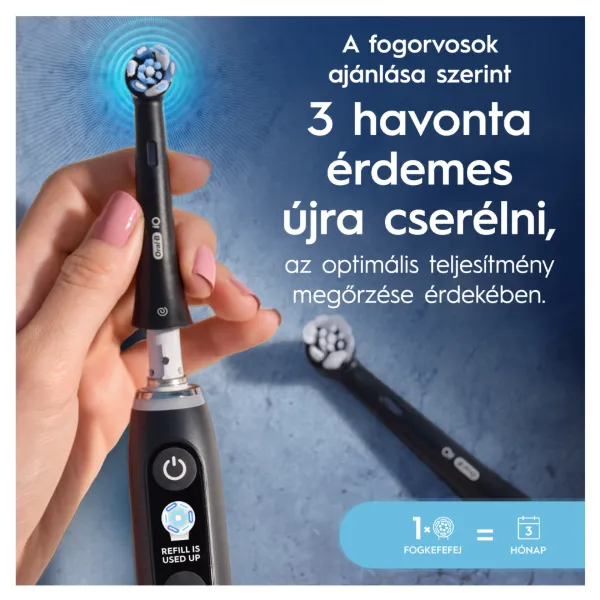 Oral-B iO Series Ultimate Clean, Fekete, Eredeti Fogkefefej, CrissCross Sörték, 4 termékhez kapcsolódó kép