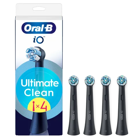 Oral-B iO Series Ultimate Clean, Fekete, Eredeti Fogkefefej, CrissCross Sörték, 4 termékhez kapcsolódó kép