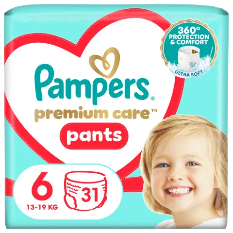 Pampers Premium Care Bugyipelenka, Méret: 6, 31 db, 13kg-19kg termékhez kapcsolódó kép