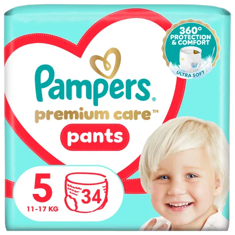 Pampers Premium Care Bugyipelenka, Méret: 5, 34 db, 11kg-17kg termékhez kapcsolódó kép