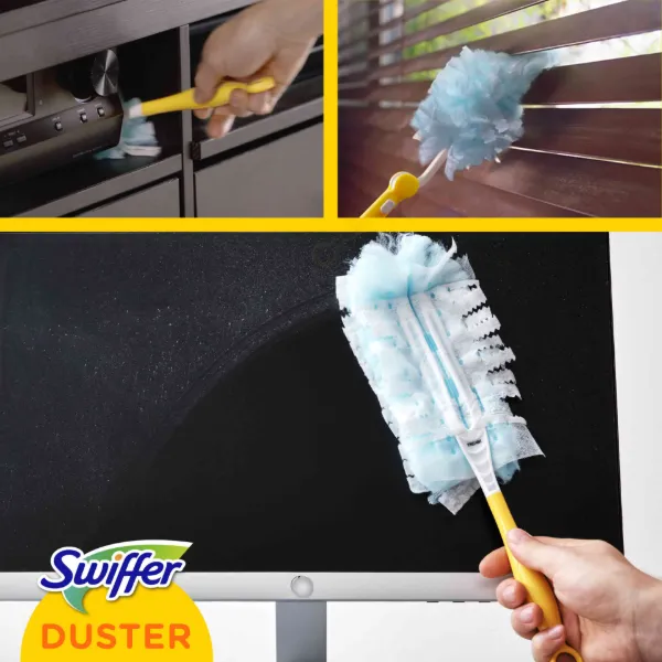 Swiffer Trap & Lock Portalanító Készlet (1 db Nyél + 4 db Utántöltő) termékhez kapcsolódó kép