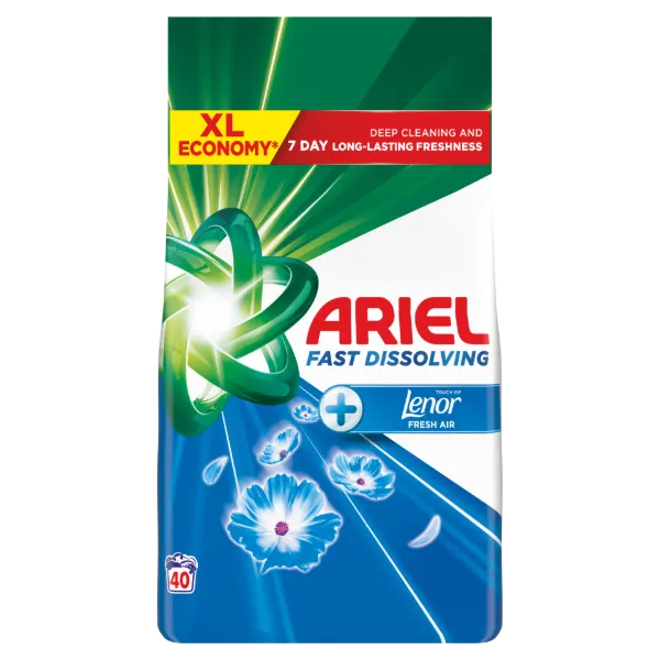 Ariel Mosópor, 2.2 kg, 40 Mosáshoz, + Touch Of Lenor Fresh Air termékhez kapcsolódó kép