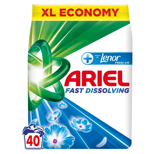 Ariel Mosópor, 2.2 kg, 40 Mosáshoz, + Touch Of Lenor Fresh Air termékhez kapcsolódó kép