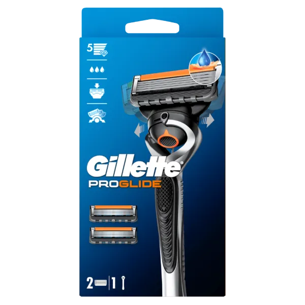 Gillette ProGlide Férfi Borotva, 1 db Gillette 5 Pengés, Borotvabetétek, FlexBall Markolat termékhez kapcsolódó kép