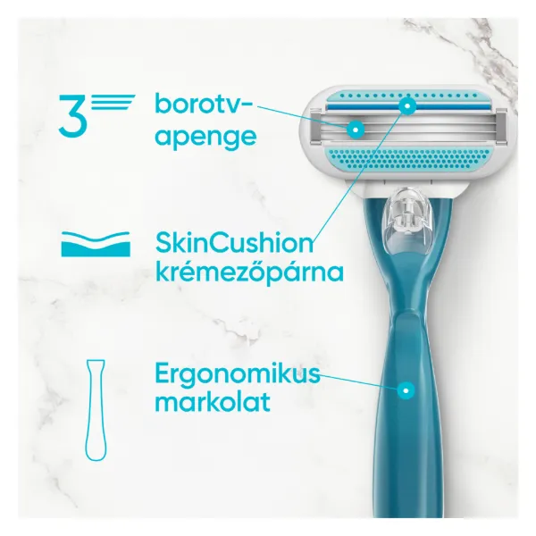 Gillette Venus  Smooth Női Borotvabetét, 4 Borotvabetét termékhez kapcsolódó kép