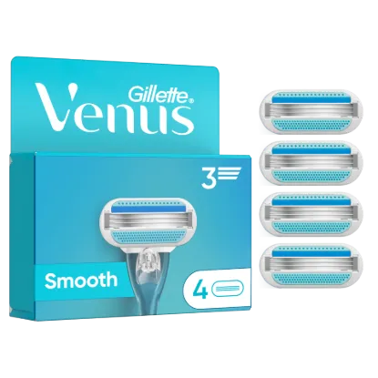 Gillette Venus  Smooth Női Borotvabetét, 4 Borotvabetét termékhez kapcsolódó kép