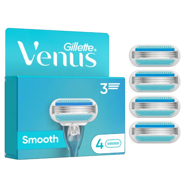 Gillette Venus  Smooth Női Borotvabetét, 4 Borotvabetét termékhez kapcsolódó kép