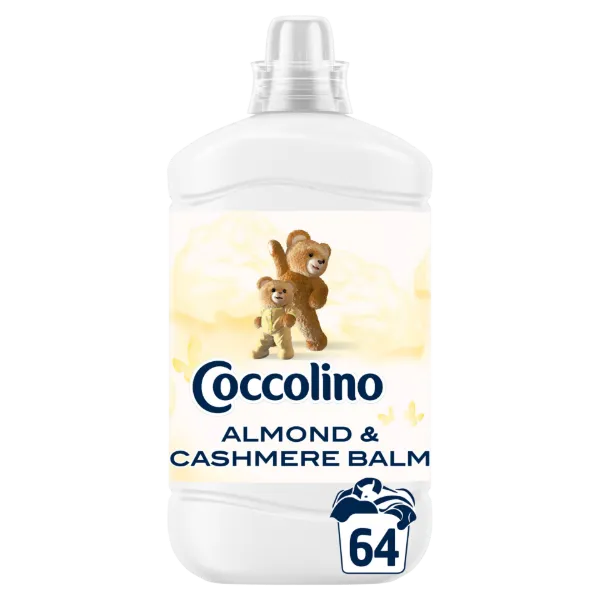 Coccolino Sensitive & Care Almond & Cashmere Balm öblítőkoncentrátum 64 mosás 1600 ml termékhez kapcsolódó kép