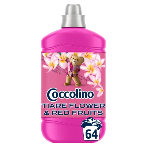 Coccolino Perfume & Care Tiare Flower & Red Fruits öblítőkoncentrátum 64 mosás 1600 ml termékhez kapcsolódó kép