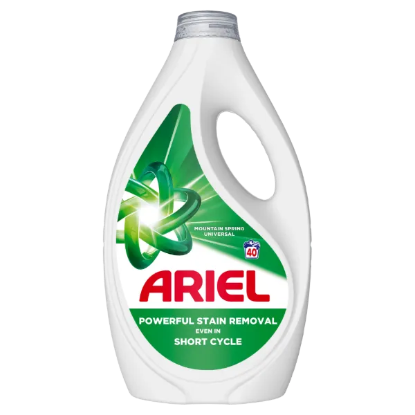 Ariel Mountain Spring Universal Folyékony Mosószer, 1.8 l, 40 Mosáshoz termékhez kapcsolódó kép