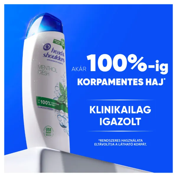 Head & Shoulders Menthol Fresh Korpásodás Elleni Sampon, 250ml termékhez kapcsolódó kép