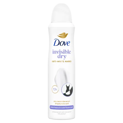 Dove Invisible Dry White Freesia & Violet Flower izzadásgátló 150 ml  termékhez kapcsolódó kép