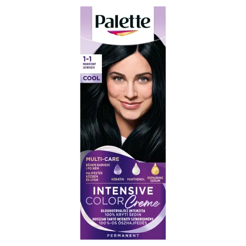 Palette Intensive Color Creme tartós hajfesték 1-1 Zafírfekete termékhez kapcsolódó kép