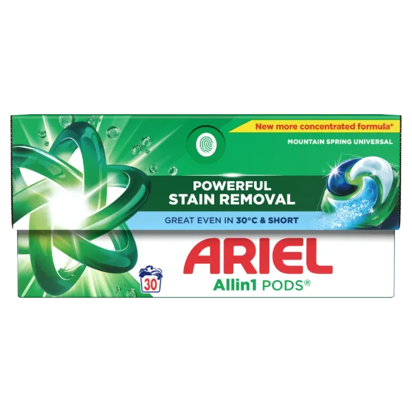 Ariel Allin1 PODS Mountain Spring Universal Mosókapszula, 30 Mosáshoz termékhez kapcsolódó kép