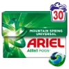 Ariel Allin1 PODS Mountain Spring Universal Mosókapszula, 30 Mosáshoz termékhez kapcsolódó kép